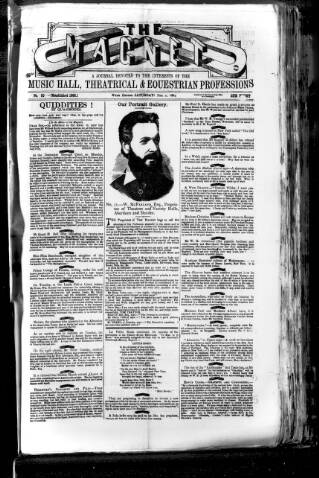 cover page of Magnet (Leeds) published on February 2, 1884