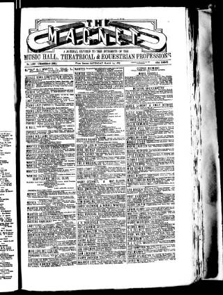cover page of Magnet (Leeds) published on March 19, 1887