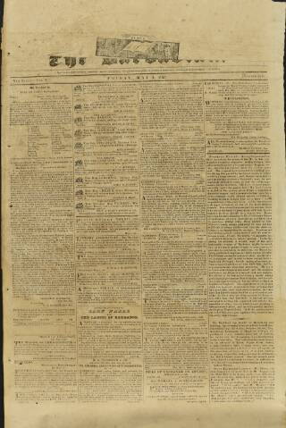 cover page of Barbadian published on May 4, 1827