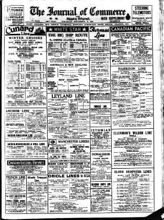 cover page of Liverpool Journal of Commerce published on September 17, 1931