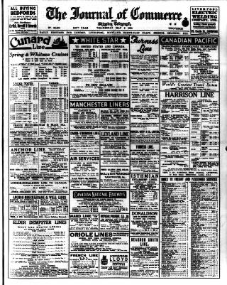 cover page of Liverpool Journal of Commerce published on May 2, 1934