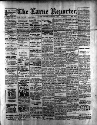 cover page of Larne Reporter and Northern Counties Advertiser published on February 2, 1901