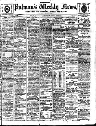 cover page of Pulman's Weekly News and Advertiser published on May 4, 1897