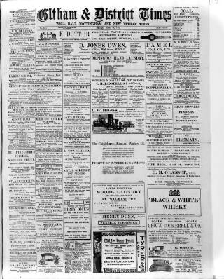 cover page of Eltham & District Times published on June 18, 1909