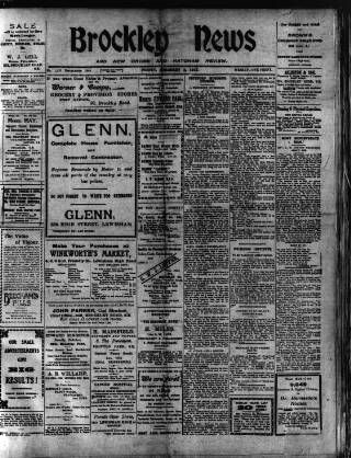 cover page of Brockley News published on February 2, 1912