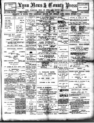 cover page of Lynn News & County Press published on June 18, 1904