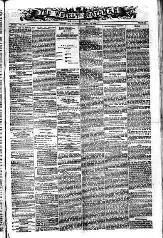 cover page of Weekly Scotsman published on June 18, 1881