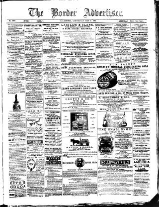 cover page of Border Advertiser published on May 2, 1888