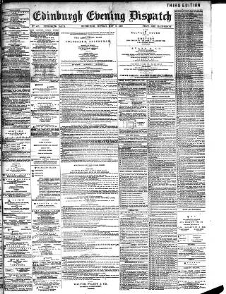 cover page of Edinburgh Evening Dispatch published on May 2, 1887