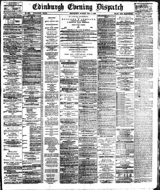 cover page of Edinburgh Evening Dispatch published on May 4, 1896