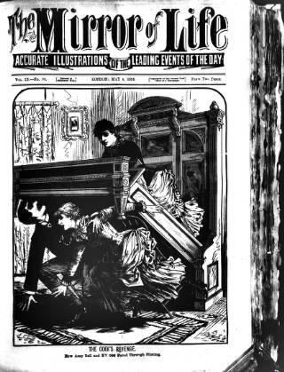 cover page of Boxing World and Mirror of Life published on May 4, 1895