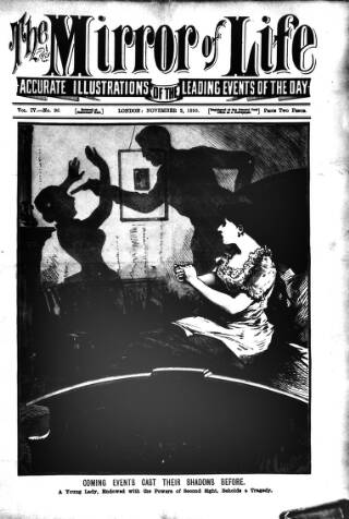 cover page of Boxing World and Mirror of Life published on November 2, 1895