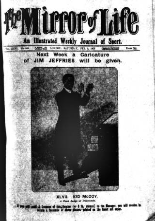 cover page of Boxing World and Mirror of Life published on February 2, 1907