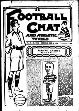 cover page of Athletic Chat published on February 2, 1904