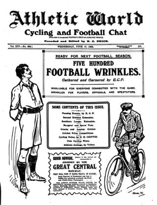 cover page of Athletic Chat published on June 17, 1908