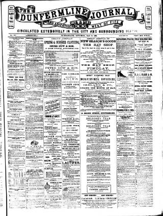 cover page of Dunfermline Journal published on May 2, 1891