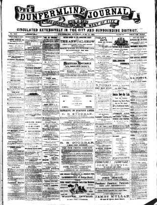 cover page of Dunfermline Journal published on June 18, 1892