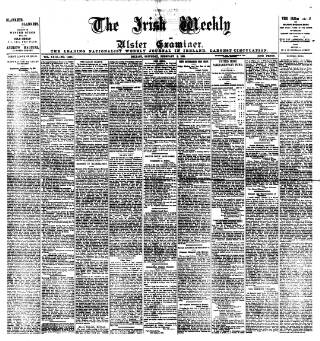 cover page of Irish Weekly and Ulster Examiner published on February 2, 1901
