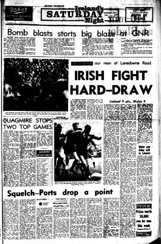 cover page of Ireland's Saturday Night published on February 2, 1974