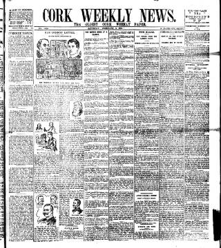 cover page of Cork Weekly News published on February 2, 1907
