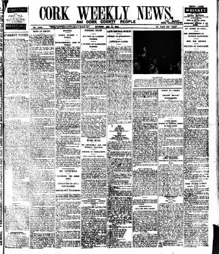 cover page of Cork Weekly News published on May 2, 1914