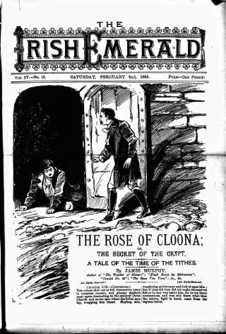 cover page of Irish Emerald published on February 2, 1895