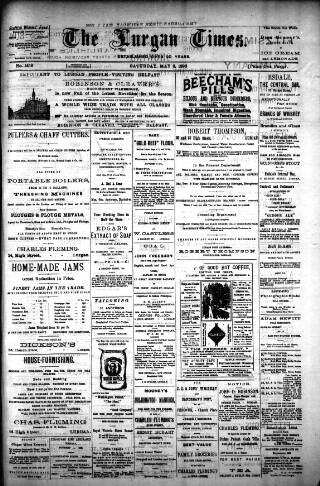cover page of Lurgan Times published on May 2, 1896