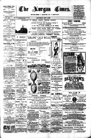 cover page of Lurgan Times published on May 4, 1901