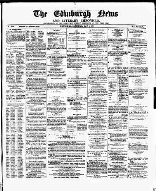 cover page of Edinburgh News and Literary Chronicle published on May 4, 1861