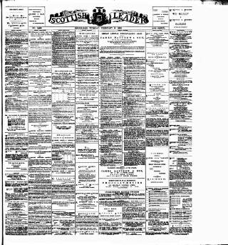cover page of Scottish Leader published on February 2, 1892