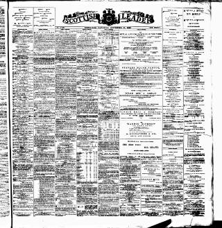 cover page of Scottish Leader published on September 17, 1892