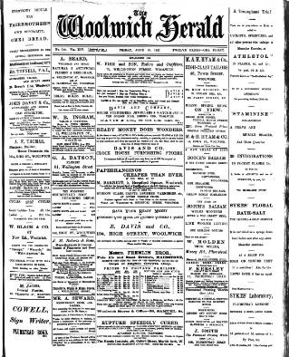 cover page of Woolwich Herald published on June 18, 1897
