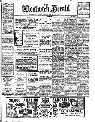 cover page of Woolwich Herald published on May 2, 1919
