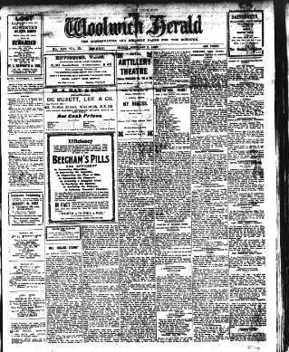 cover page of Woolwich Herald published on February 2, 1923