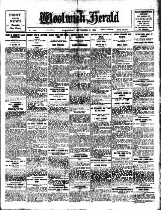 cover page of Woolwich Herald published on September 17, 1930