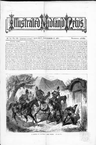 cover page of Illustrated Midland News published on September 17, 1870