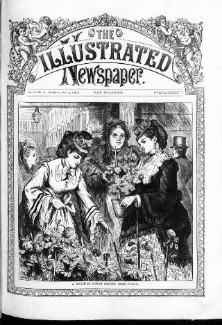 cover page of Illustrated Newspaper published on June 3, 1871