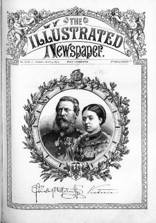 cover page of Illustrated Newspaper published on August 5, 1871