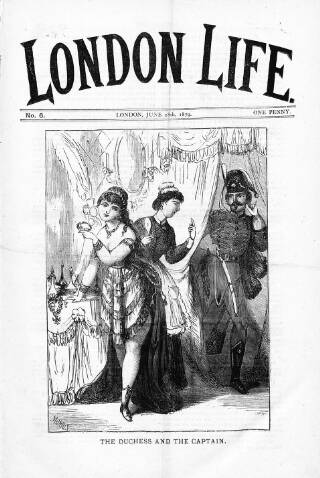 cover page of London Life 1879 published on June 28, 1879