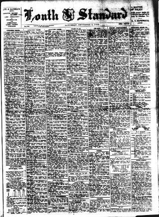 cover page of Louth Standard published on November 2, 1940