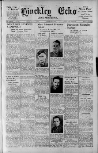 cover page of Hinckley Echo published on May 4, 1945