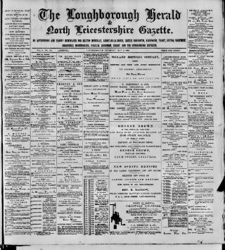 cover page of Loughborough Herald & North Leicestershire Gazette published on May 2, 1889