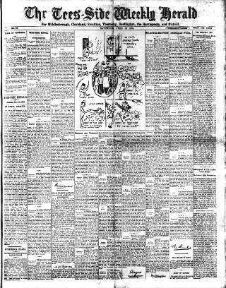 cover page of Tees-side Weekly Herald published on June 18, 1904