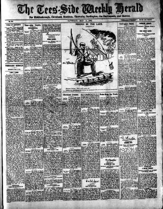 cover page of Tees-side Weekly Herald published on May 2, 1908