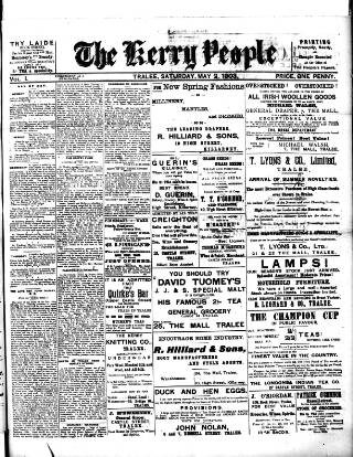 cover page of Kerry People published on May 2, 1903