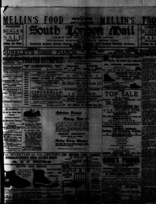 cover page of South London Mail published on February 2, 1895