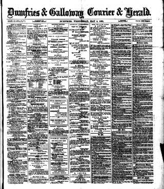 cover page of Dumfries & Galloway Courier and Herald published on May 4, 1892