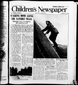 cover page of Children's Newspaper published on May 4, 1957