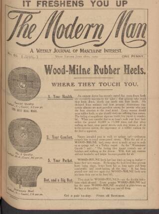 cover page of Modern Man published on June 18, 1910