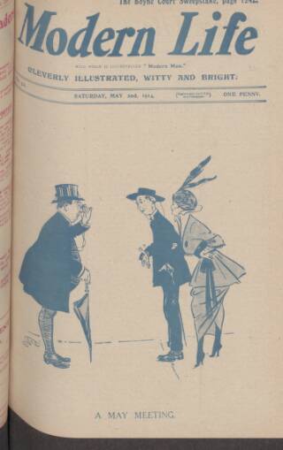 cover page of Modern Man published on May 2, 1914